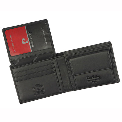 Pierre Cardin | Мъжко кожено портмоне за карти GPB110, Черен