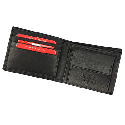 Pierre Cardin | Мъжко кожено портмоне за карти GPB111, Черен