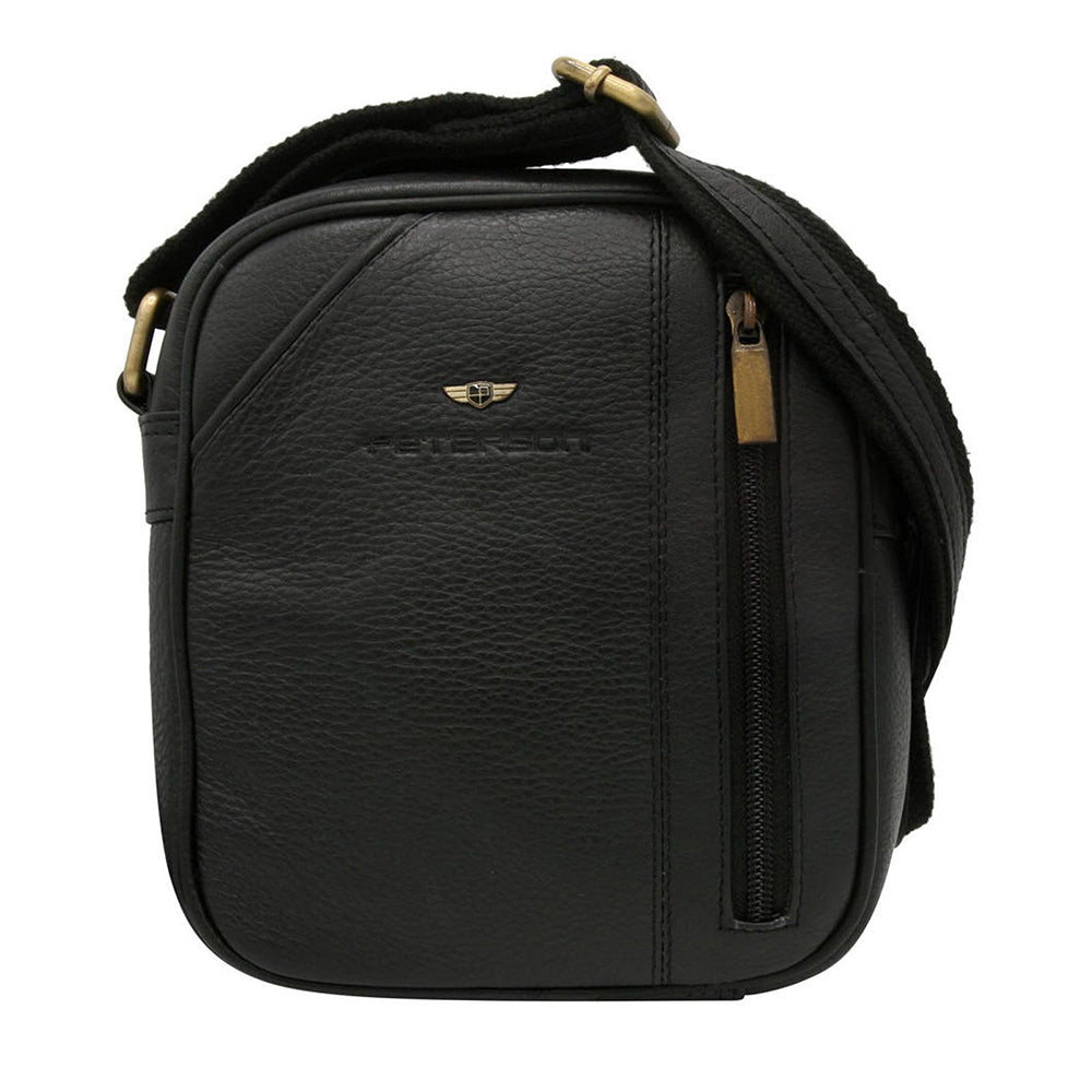 Мъжка кожена чанта GBU565, Черен 1