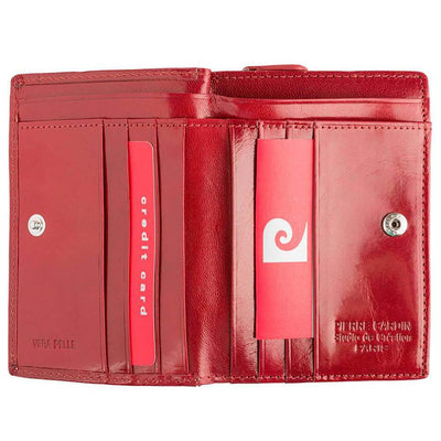 Pierre Cardin | Дамско портмоне от естествена кожа GPD137, Бордо 4