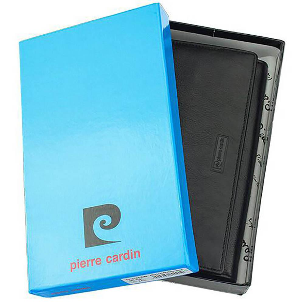 Pierre Cardin | Дамско портмоне от естествена кожа GPD119, Черен 7