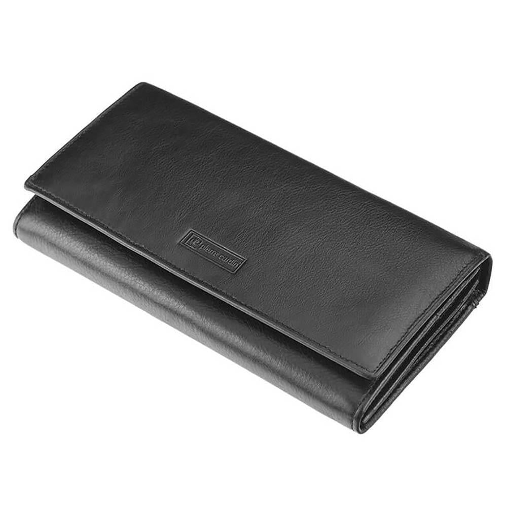 Pierre Cardin | Дамско портмоне от естествена кожа GPD119, Черен 2