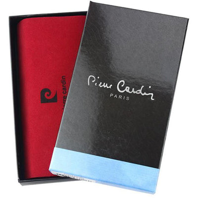 Pierre Cardin | Дамско портмоне от естествена кожа GPD039, Черен 6