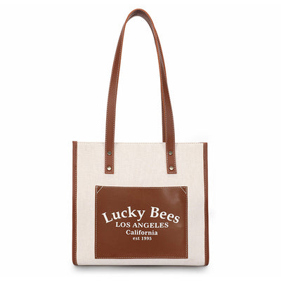Lucky Bees | Дамска чанта ASR-G108, Кафяв 1