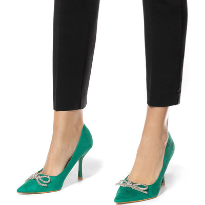 Дамски обувки Adana, Зелен 1