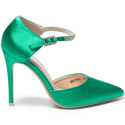 Дамски обувки Adiela, Зелен 3