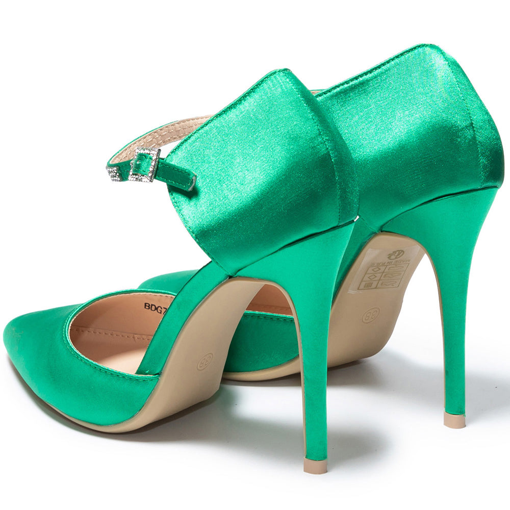 Дамски обувки Adiela, Зелен 4