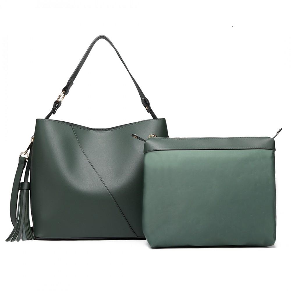 Дамска чанта Aisha, Зелен 1