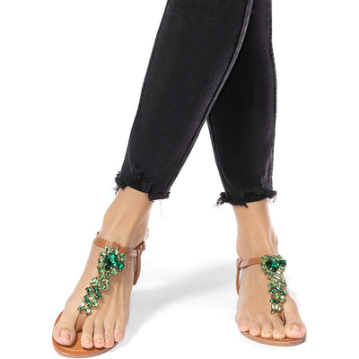 Дамски сандали Anaid, Зелен 1