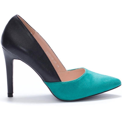 Дамски обувки Aubree, Черен/Зелен 3