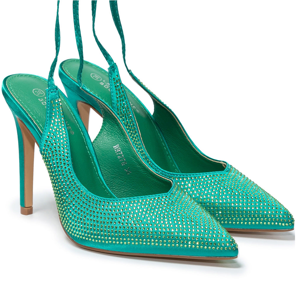 Дамски обувки Azumy, Зелен 2