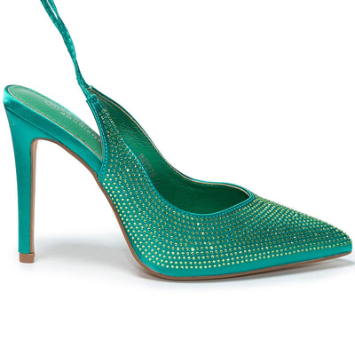 Дамски обувки Azumy, Зелен 3