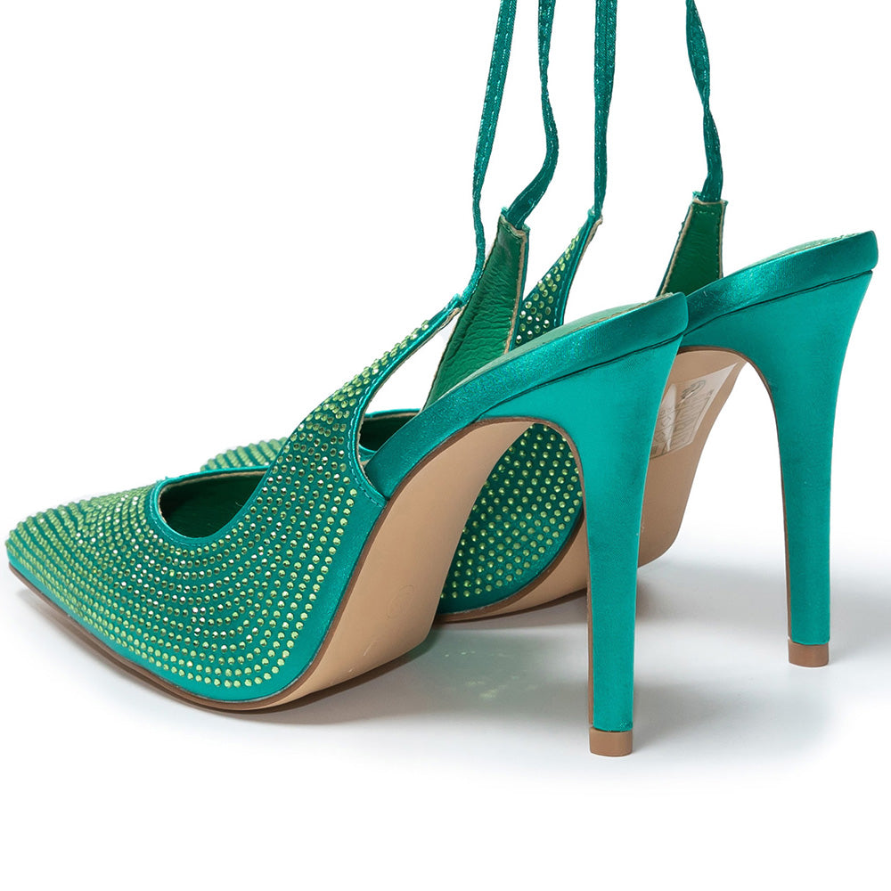 Дамски обувки Azumy, Зелен 4
