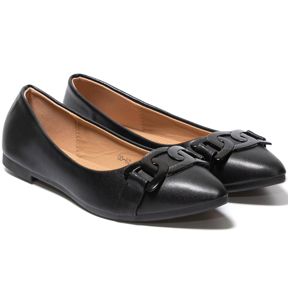 Дамски обувки Calogera, Черен 2