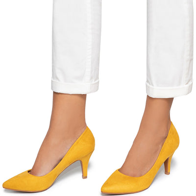 Дамски обувки Dafni, Жълт 1