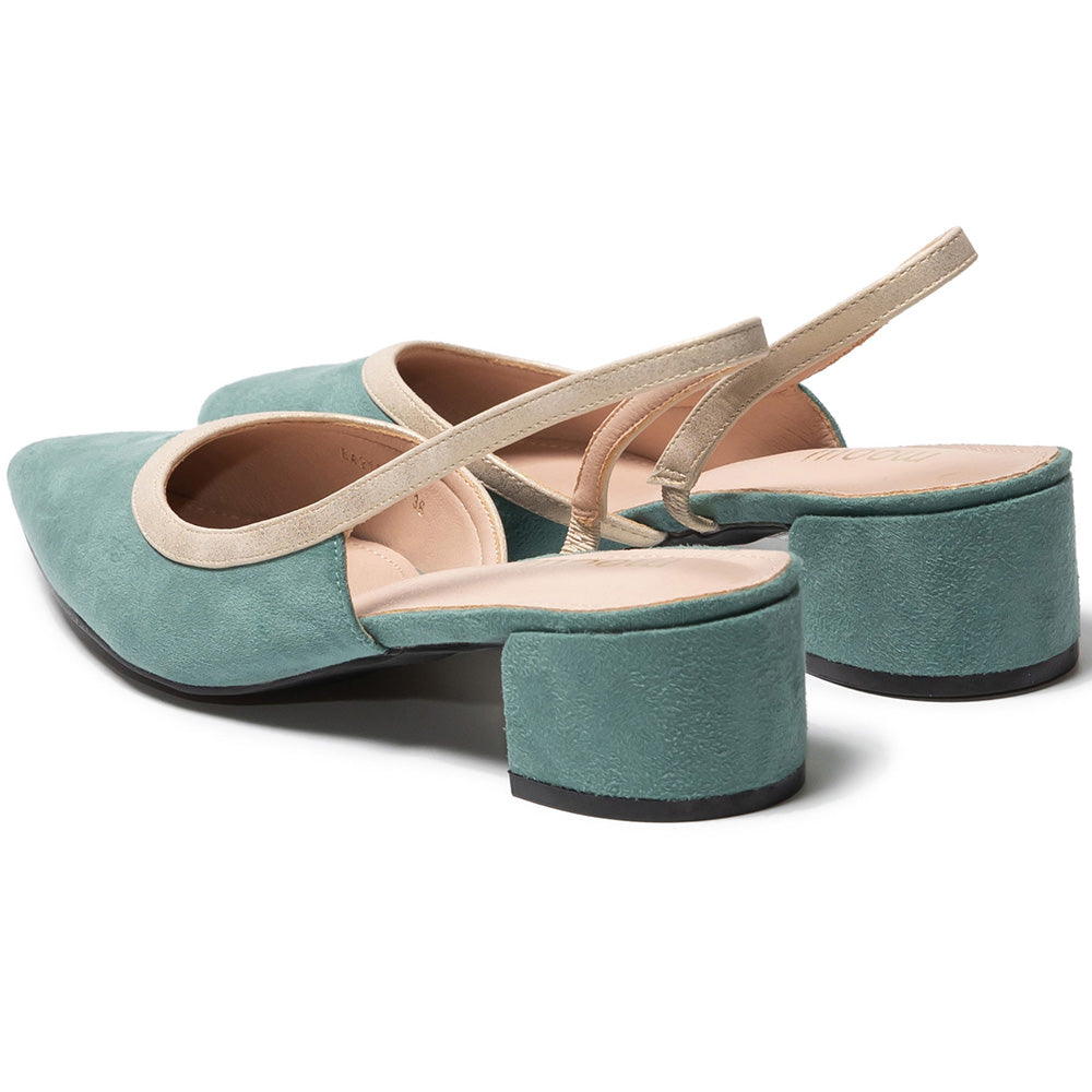 Дамски обувки Deandra, Зелен 4