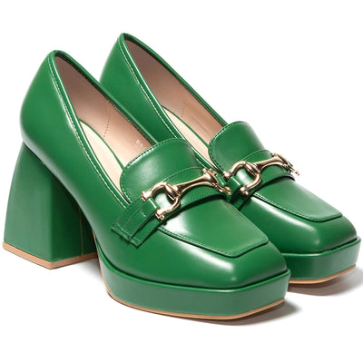 Дамски обувки Echidna, Тъмно зелен 2
