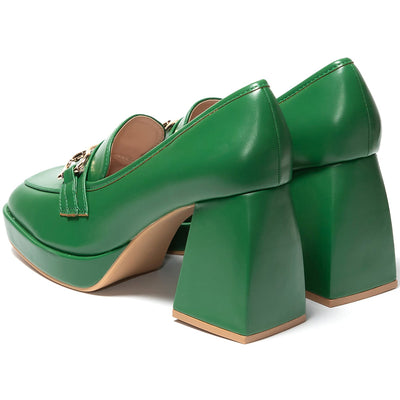 Дамски обувки Echidna, Тъмно зелен 4