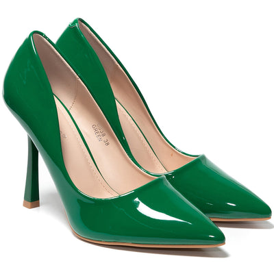 Дамски обувки Echo, Тъмно зелен 2