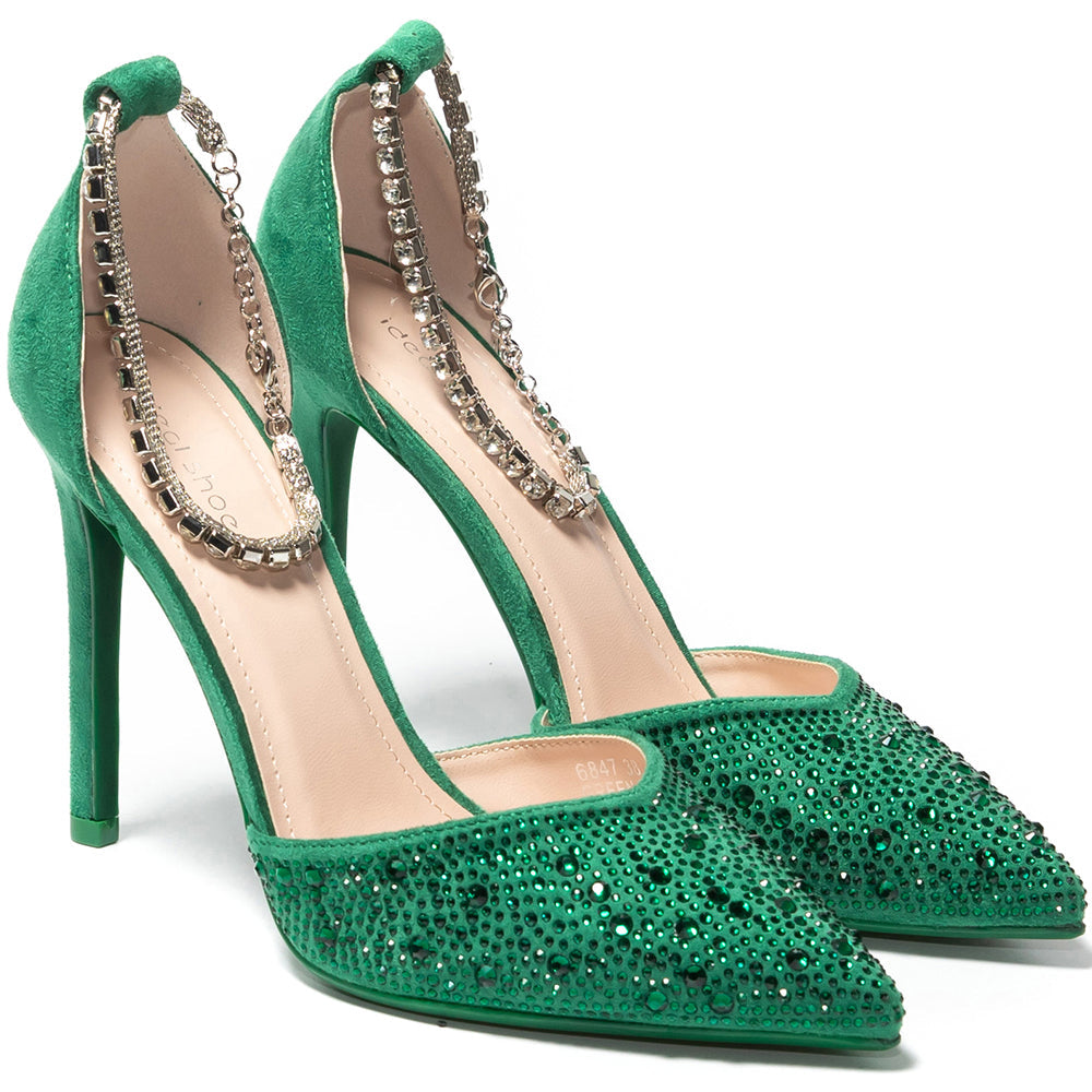 Дамски обувки Eden, Зелен 2