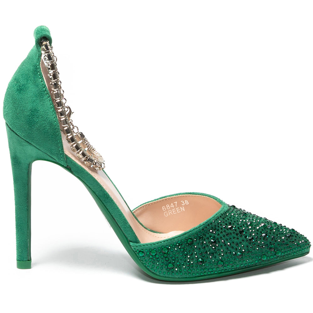 Дамски обувки Eden, Зелен 3
