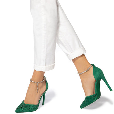 Дамски обувки Eden, Зелен 1