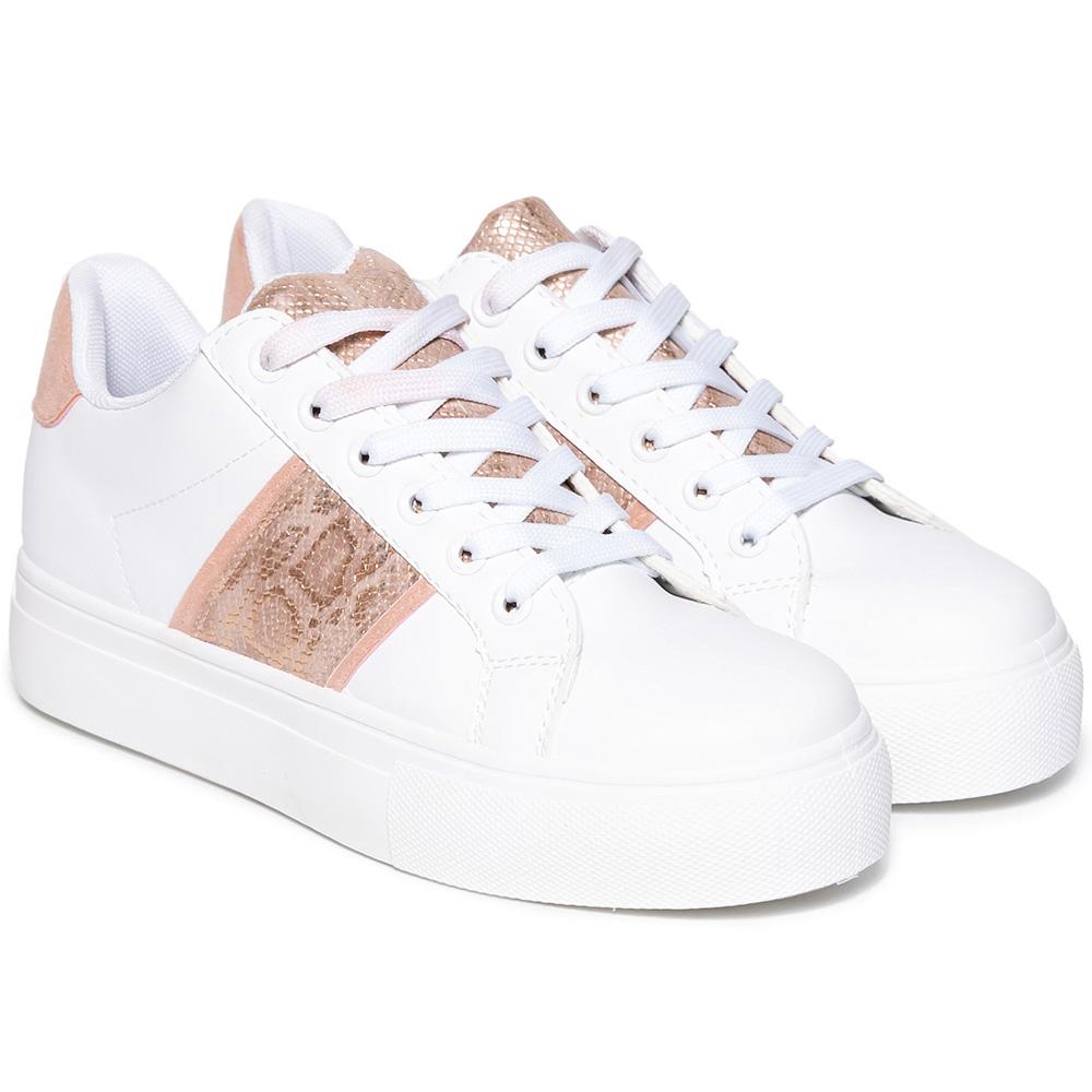 Дамски спортни обувки Estee, Бял/Розов 2