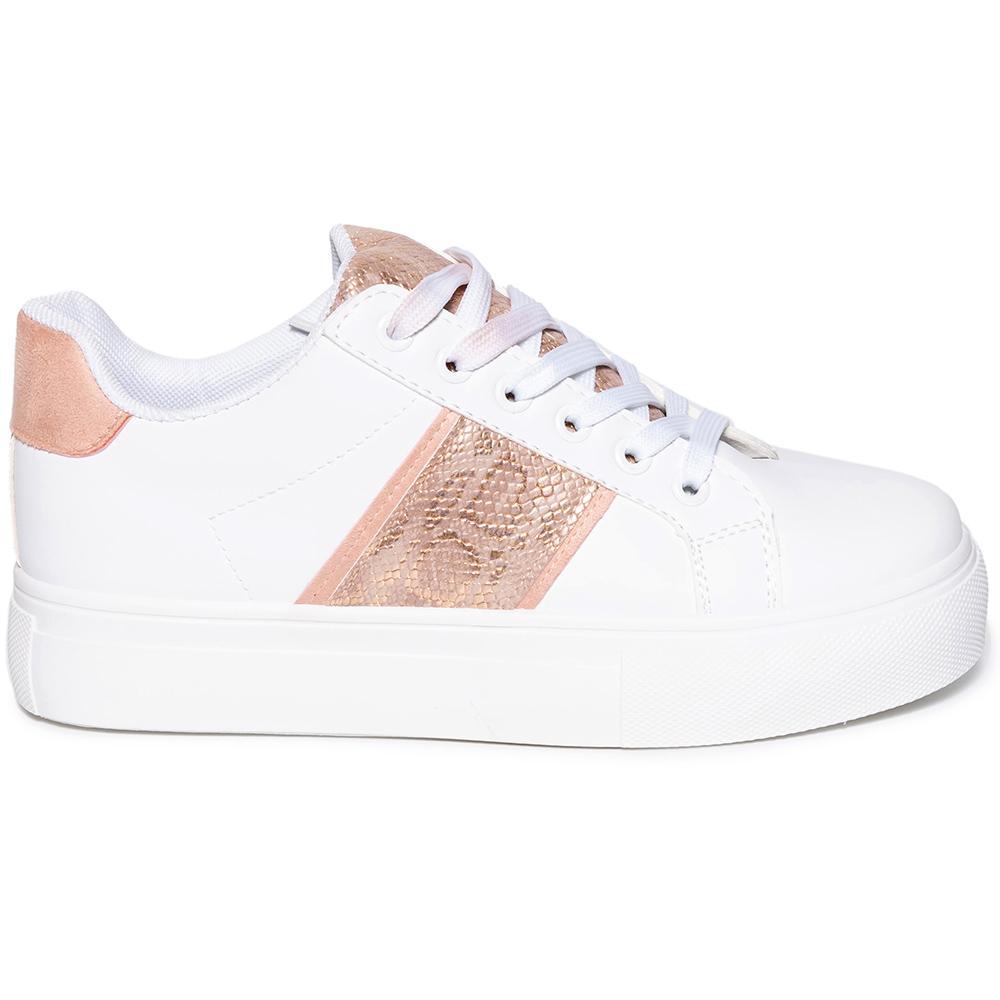 Дамски спортни обувки Estee, Бял/Розов 3