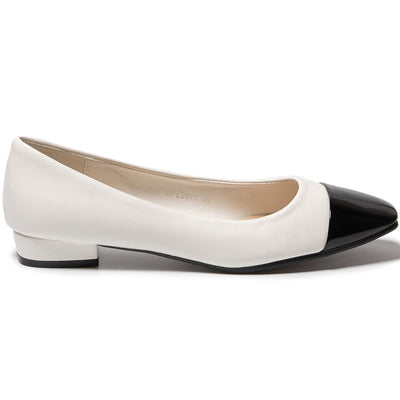 Дамски обувки Everly, Бял/Черен 3