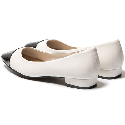Дамски обувки Everly, Бял/Черен 4