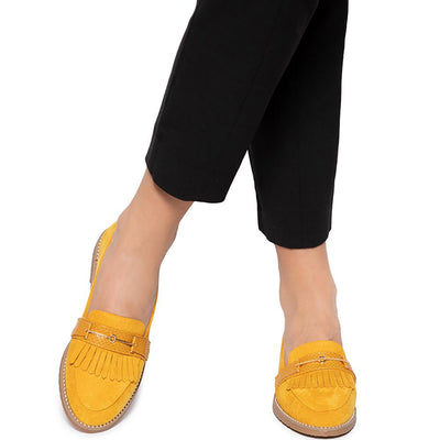 Дамски обувки Foue, Жълт 1