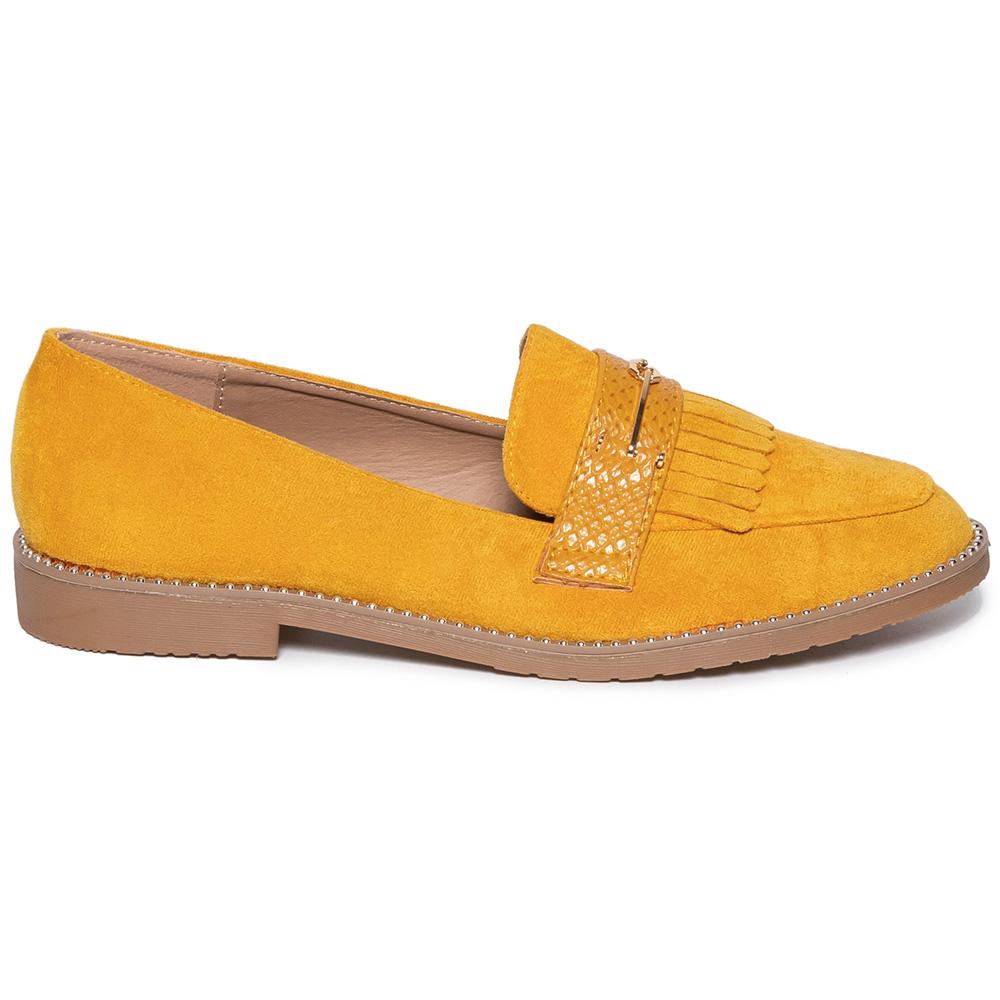 Дамски обувки Foue, Жълт 3
