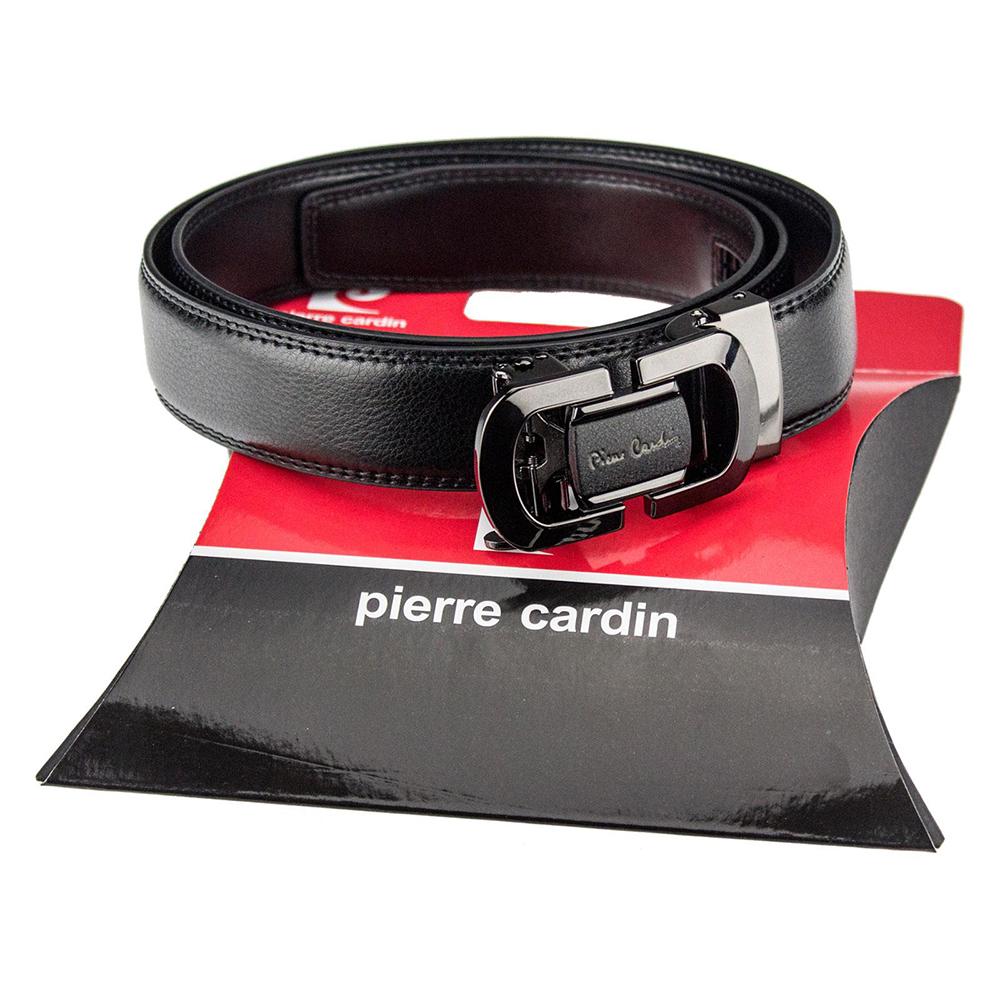 Pierre Cardin | Мъжки кожен колан GCB309, Черен 2