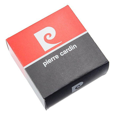 Pierre Cardin | Мъжки кожен колан GCB335, Черен/Тъмно кафяво 4