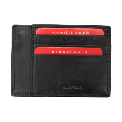 Pierre Cardin | Мъжко кожено портмоне за карти GPB026, Черен 4