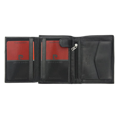Pierre Cardin | Мъжки кожен портфейл GPB030, Черен - с RFID защита 5