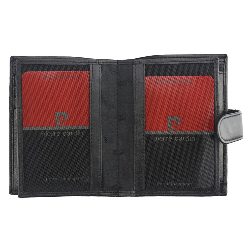 Pierre Cardin | Мъжки кожен портфейл GPB031, Черен - с RFID защита 5