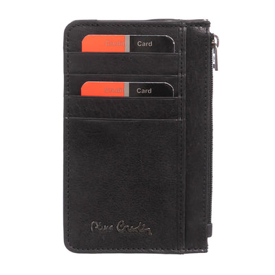 Pierre Cardin | Мъжко кожено портмоне за карти GPB049, Черен 1