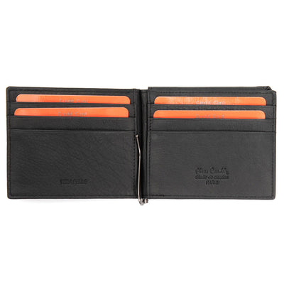 Pierre Cardin | Мъжко кожено портмоне за карти GPB062, Черен 3