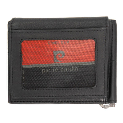 Pierre Cardin | Мъжко кожено портмоне за карти GPB062, Черен 5