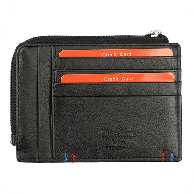 Pierre Cardin | Мъжко кожено портмоне за карти GPB066, Черен 4