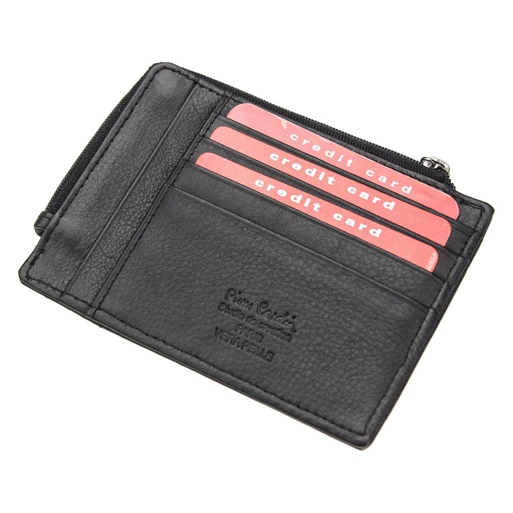 Pierre Cardin | Мъжко кожено портмоне за карти GPB074, Черен 3