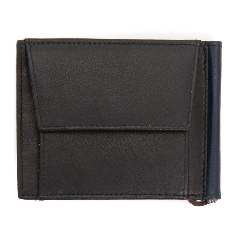 Pierre Cardin | Мъжко кожено портмоне за карти GPB075, Черен/Син - с RFID защита 4