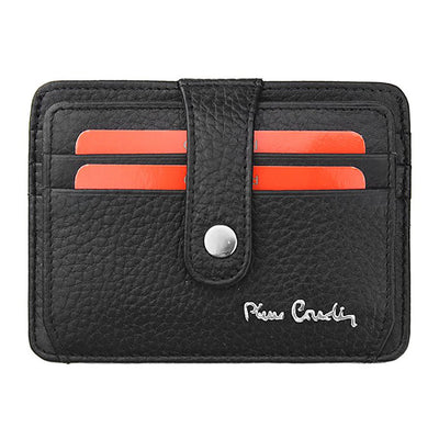 Pierre Cardin | Мъжко кожено портмоне за карти GPB091, Черен 1