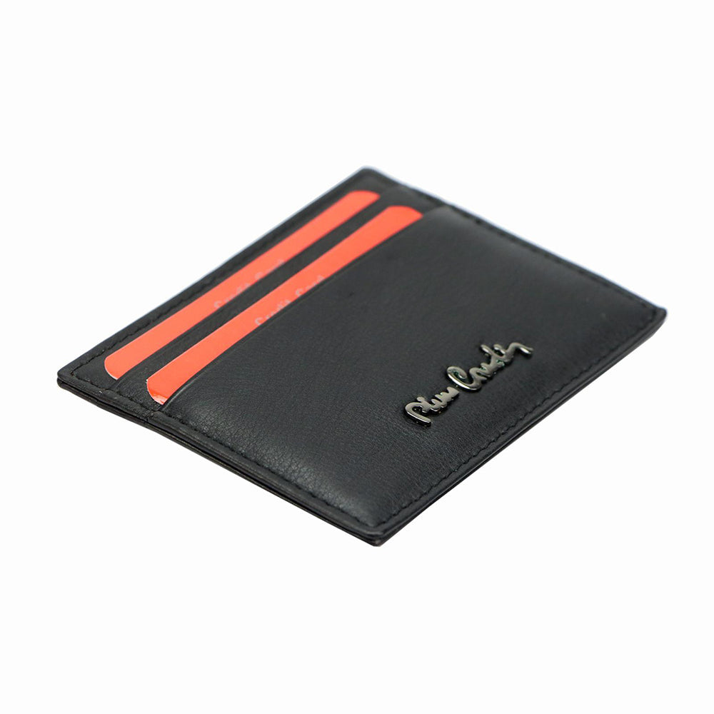 Pierre Cardin | Мъжко кожено портмоне за карти GPB092, Черен 2