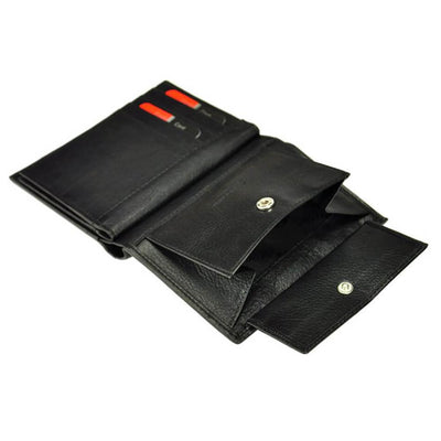 Pierre Cardin | Мъжки кожен портфейл GPB326, Черен/Червен - с RFID защита 10