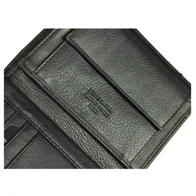 Pierre Cardin | Мъжки кожен портфейл GPB326, Черен/Червен - с RFID защита 5