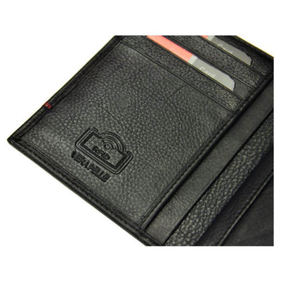 Pierre Cardin | Мъжки кожен портфейл GPB326, Черен/Червен - с RFID защита 8