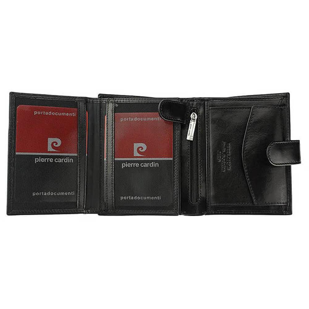 Pierre Cardin | Мъжки кожен портфейл GPB439, Черен - с RFID защита 5