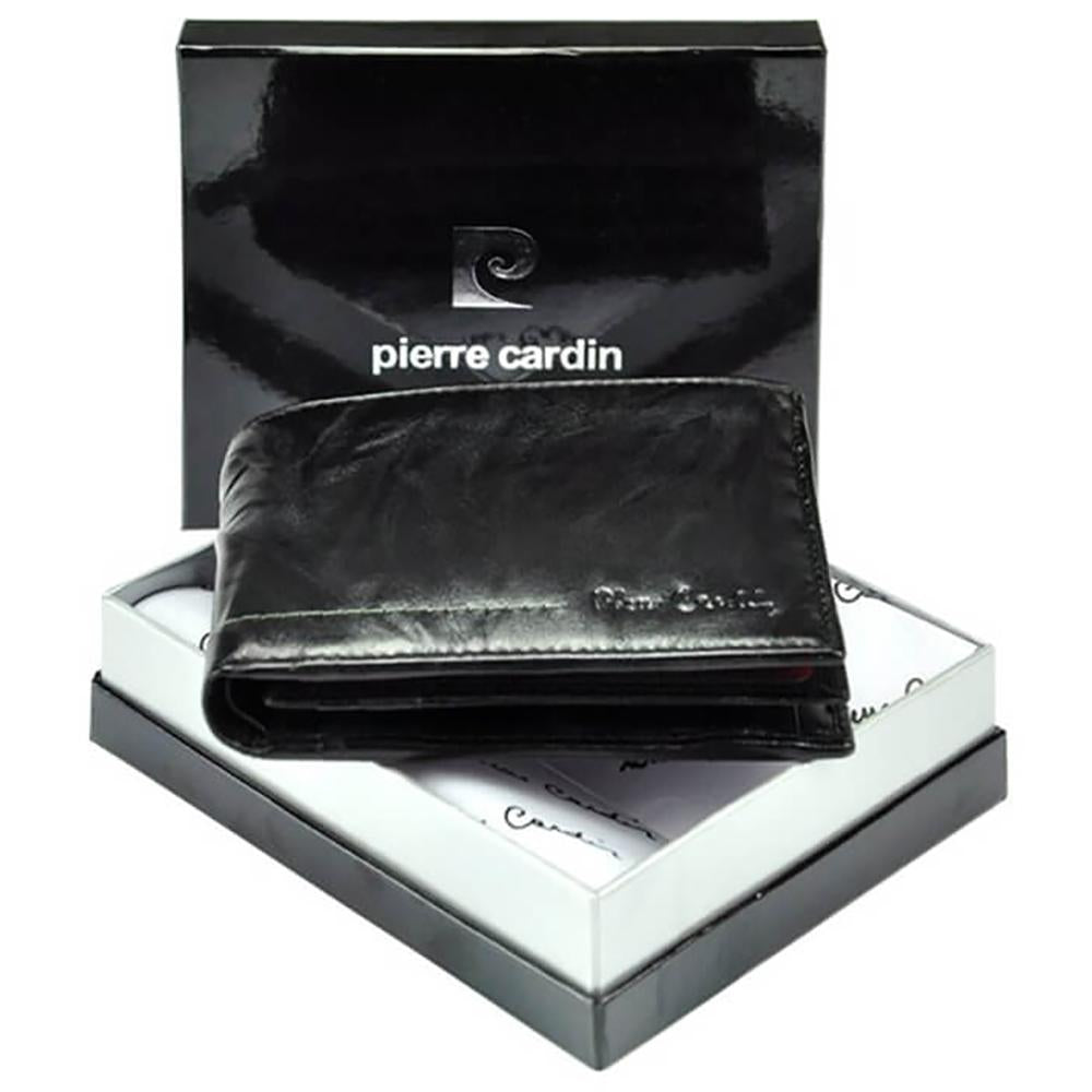 Pierre Cardin | Мъжки кожен портфейл GPB450, Черен 2